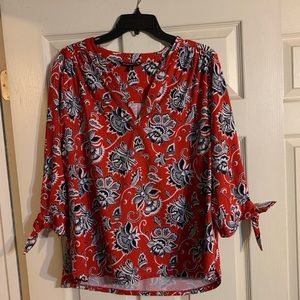 Zach& Rachel Woman XL red blouse